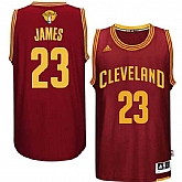 Cleveland Cavaliers #23 Lebron James Burgundy 2017 NBA Finals Swingman Jersey,baseball caps,new era cap wholesale,wholesale hats